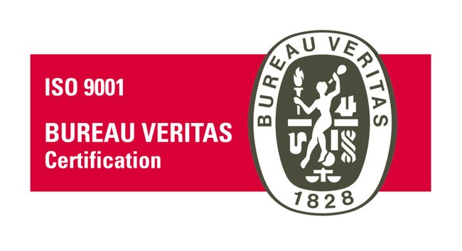 Sello ISO 9001 Bureau Veritas Certification