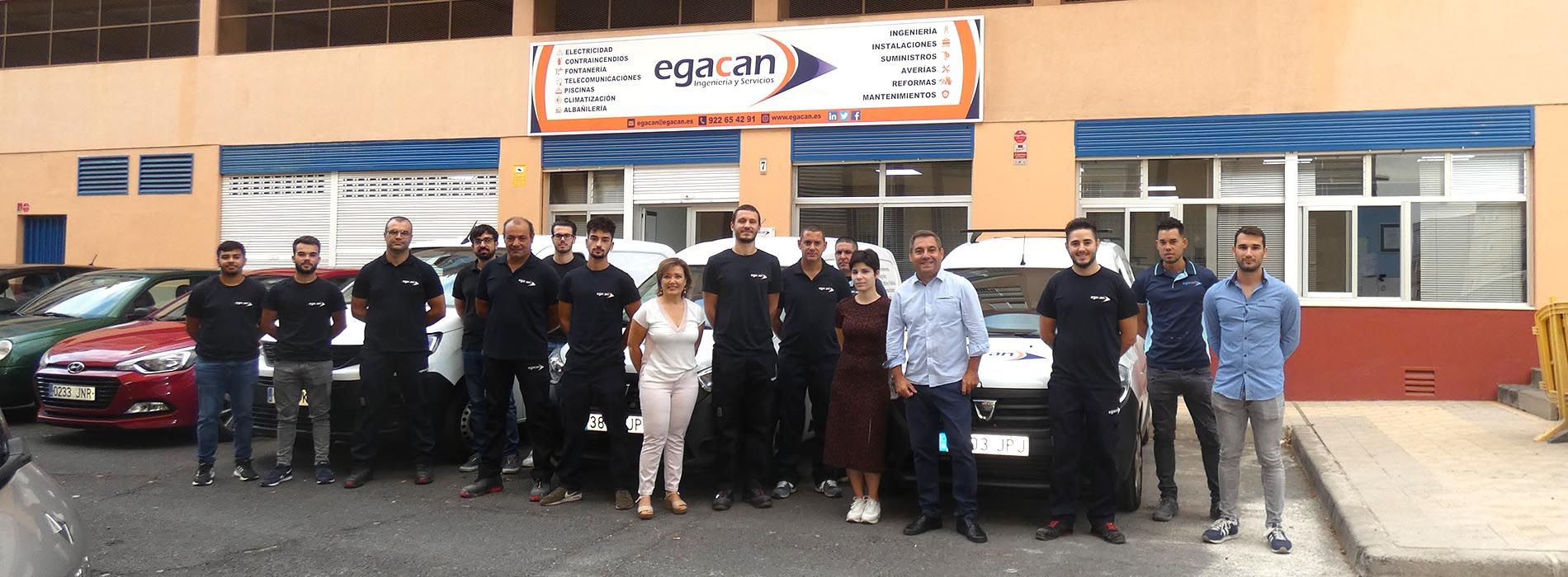 Exterior de las instalaciones de Egacan